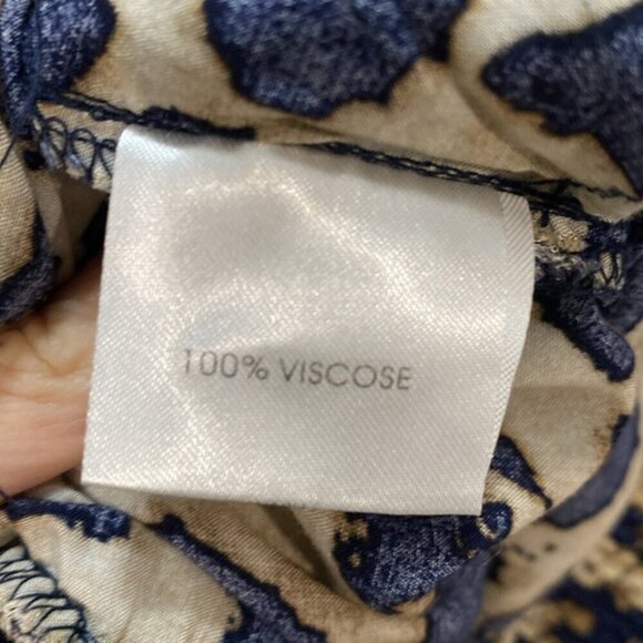 Katies Leopard Pant Relaxed Fit Pull-on Crop pant Size 8 - Picture 13 of 13